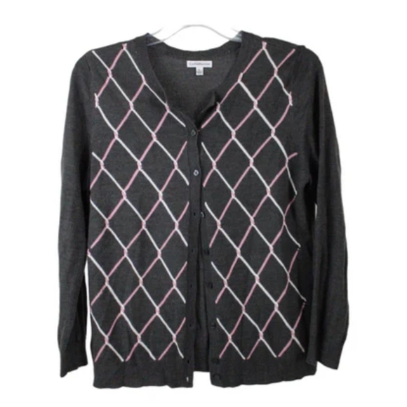Croft & Barrow Argyle Cardigan Sz 2x - Picture 1 of 4